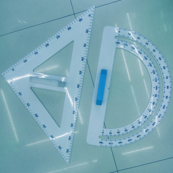 教学尺教学教具等边直角三角尺量角器黑板圆规