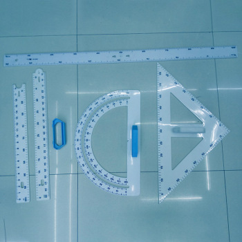 教学尺教学教具等边直角三角尺量角器黑板圆规