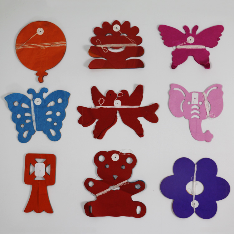 纸拉花 动物立体纸拉花 儿童生日婚礼派对装饰