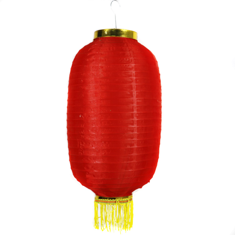 绸布钢丝可折叠冬瓜灯