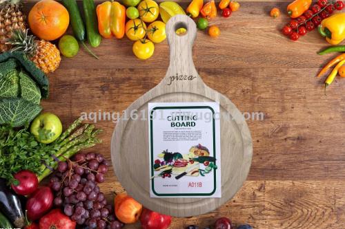 Rubber Solid Wood Fruit Bread Cheese Board Chopping Board Cutting Board Cutting Board Wooden round Natural Cutting Board 