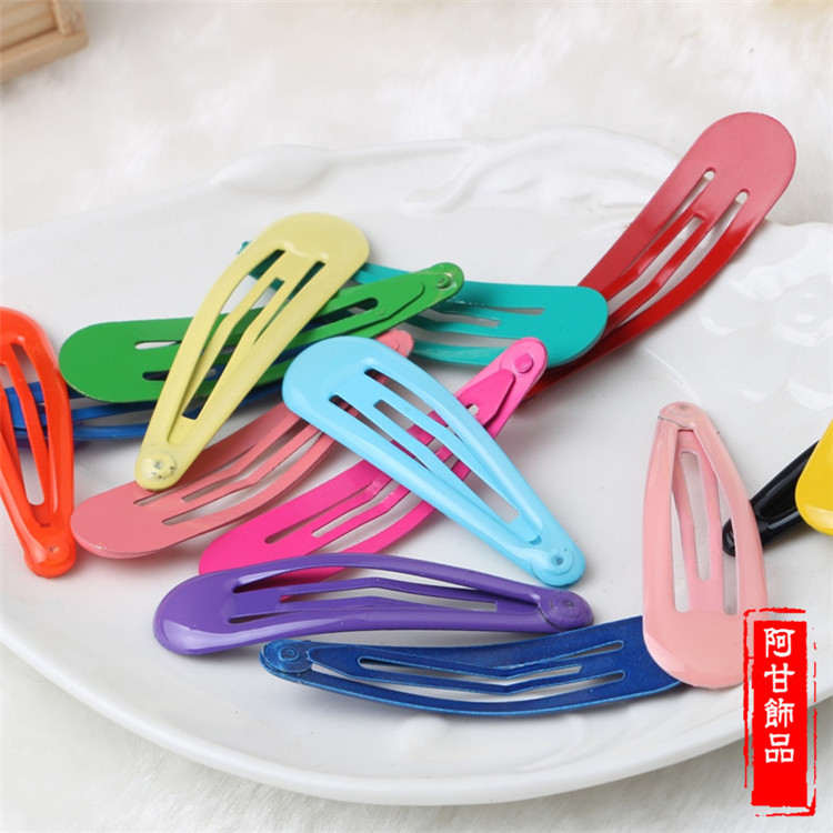 Color BB clip children hair clip girl bangs clip fluorescent Color jelly Color dripping dripping clip