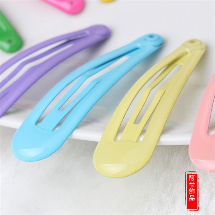 Color BB clip children hair clip girl bangs clip fluorescent Color jelly Color dripping dripping clip