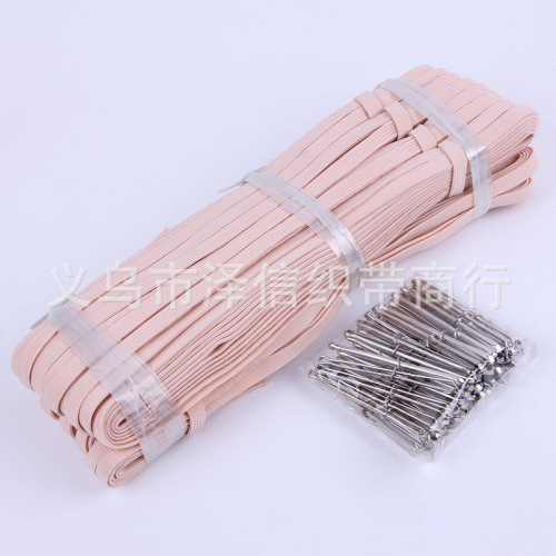 Factory Direct Sales 0.8cm-1.0cm Running Rivers and Lakes Stall Double-Layer Fire Elastic Band Market Temple Fair Elastic