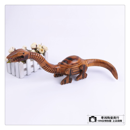 dinosaur model crafts wooden toys factory direct sales crafts wooden toys model
