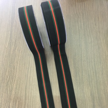 厂家直销 色织平面条纹 时装带裙裤装饰弹力松