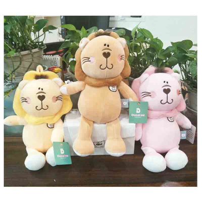 Popular Style Cute Animal Plush Jungle Series Lion For Claw Machine 