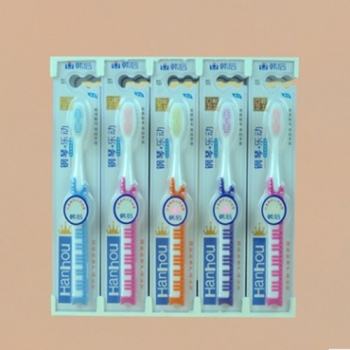 Toothbrush Wholesale Hanhoo 701（30 PCs/Box） Piano Music Adult Soft-Bristle Toothbrush