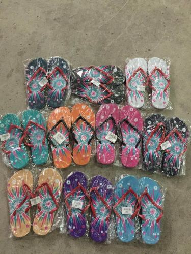 Beach Flip Flops Slippers Men‘s and Women‘s Shoes 36-41-40-45 Mixed Color Mixed Size