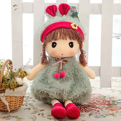 Best Selling Adorable Stuffed Plush Girl Doll Baby Toy In Bulk