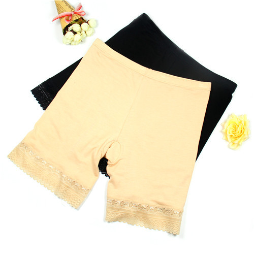 丹姿莫代尔加档打底内裤蕾丝防走光安全裤女2625