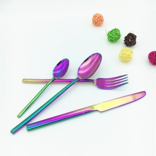 stainless steel tableware 4 pieces creative knife， fork and spoon