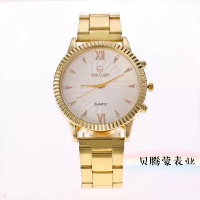 The new style hot sale contracted steel strip nails classic series men watch male watch.