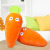 Duoai brand popular fashionable super soft and cute comfortable handfeel plush toy carrot plush pillow