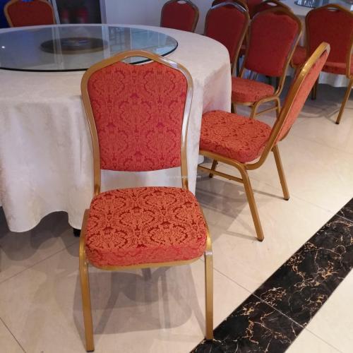 Nanjing Wuxi Hotel Banquet Chair Hotel Conference Steel Chair Wedding Banquet Table and Chair Training Table and Chair