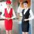 2018 professional suit female summer fashion style summer work dress south Korean edition dress suit skirt suit.