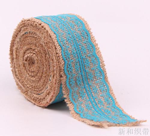 6cm lace stitching hemp ribbon environmental protection jewelry accessories