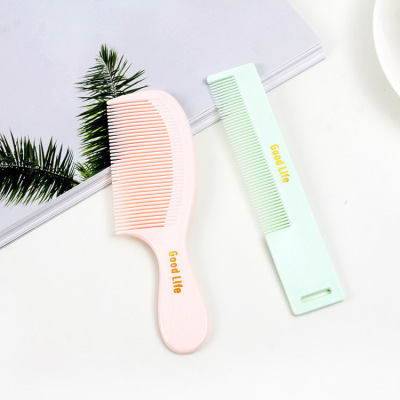 Bright li bao simple English pure color plastic comb fashion home with the comfort of the clothing wholesale PK.