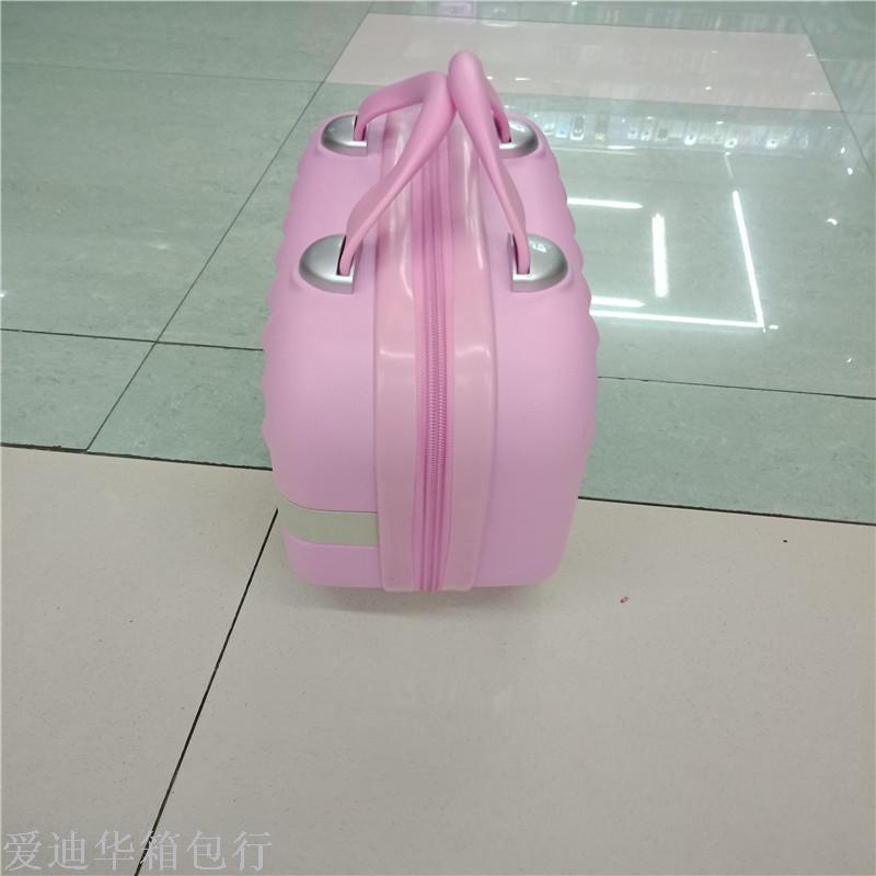 ABS水立方大容量化妆箱女小旅行李箱收纳包14寸迷你手提箱子16寸详情9