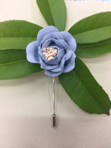 Bar Shaped Pin Brooch Rose Pin Decorative Buckle