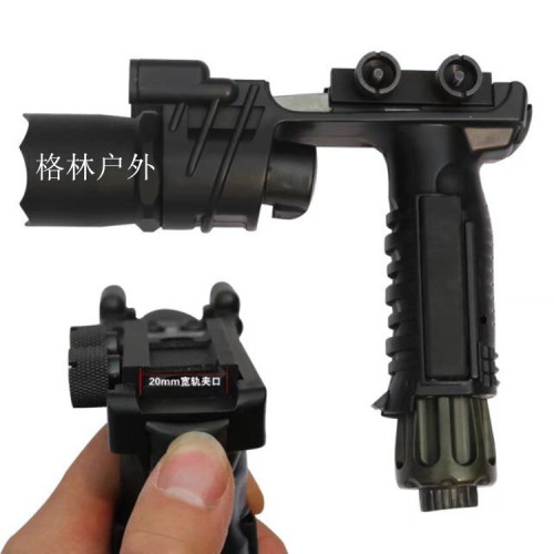Water Bomb Toy Hand Grip M910 Strong Light Flashlight Tactical Grip Rail Bracket Flashlight Front Grip Grip