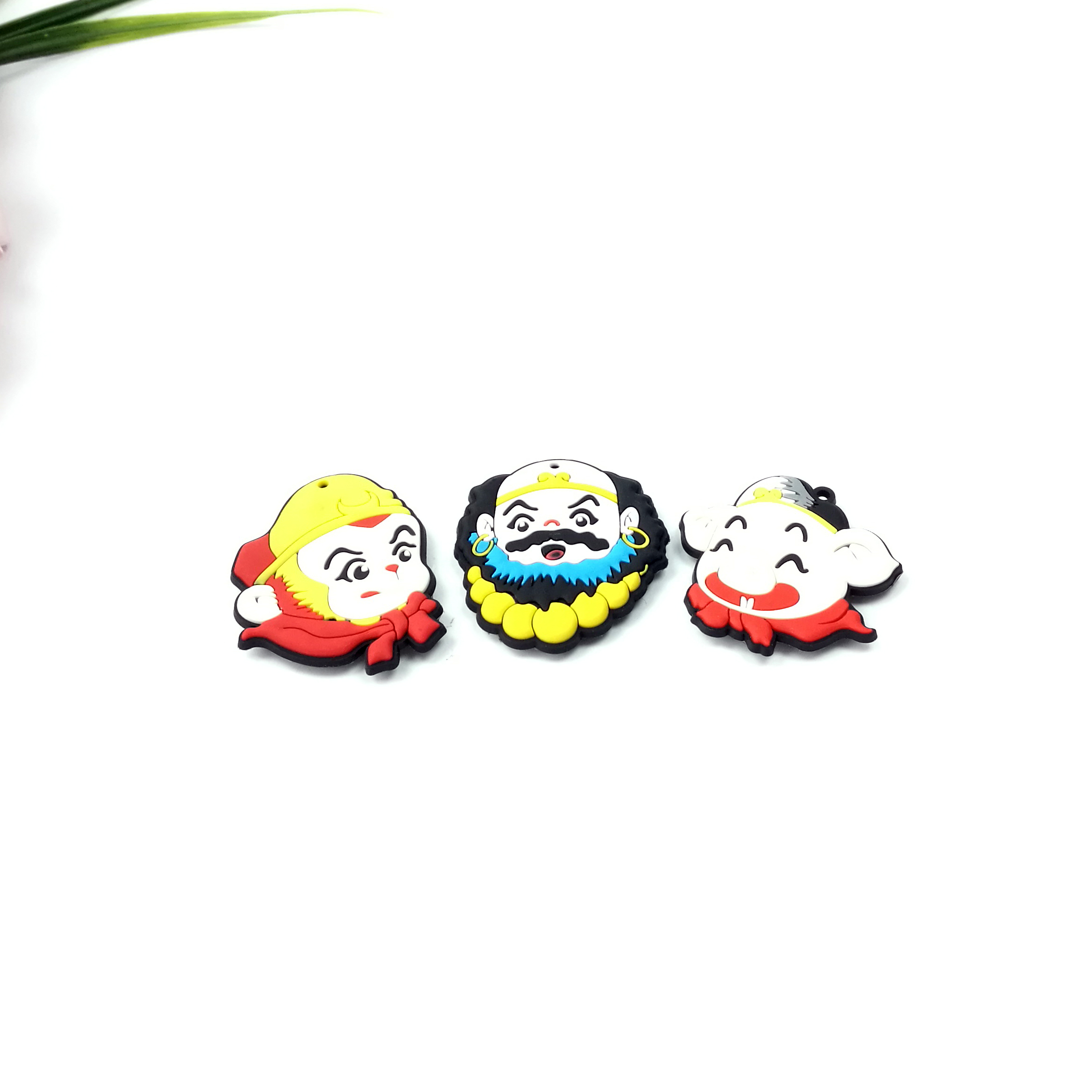 pvc软胶冰箱贴 西游记三兄弟磁性贴 厂家定做_义乌市亿湘工艺品有限