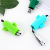 Cute cactus nail clippers with silicone sleeve and portable curved stainless steel nail clippers
