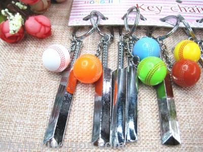 Cricket key ring penholder sporting goods cricketing key ring key ring kang kang small gift cricket factory wholesale.