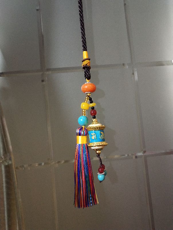 中号转经筒挂件 车挂 包挂 藏族饰品