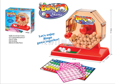 Lucky Bingo Machine Game Mini Winning Fun Parent-Child Interactive Desktop Toy
