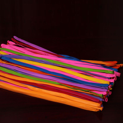 Supply wholesale 1.5g magic balloon 100 variable-shape long balloons can be freely woven into toy balloons.