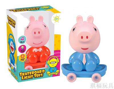 Children's children's Lantern Festival lantern toys with many baby children to the toy scooter wholesale.
