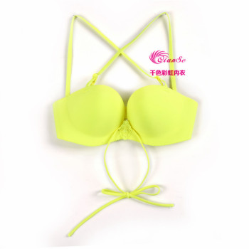 厂家直销 新款无痕聚拢 美背交叉文胸多穿法挂