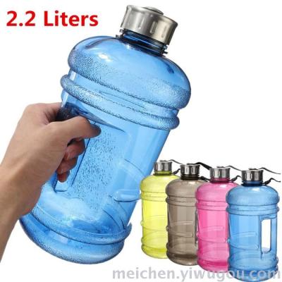 22L gym large capacity sports water bottle outdoor plastic water bottle with handle portable bucket handy cup.