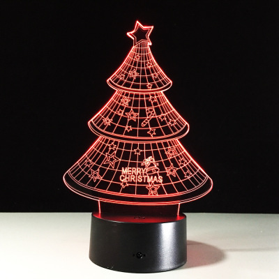 E Commerce New Christmas Tree 3D Lights Colorful Remote Touch Controlled Led Lamp Creative E Commerce New Christmas Tree 3D Lights Colorful Remote Touch Controlled Led Lamp Creative