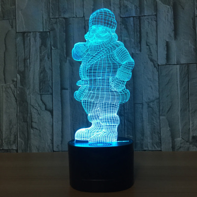 Cross-border special for creative 3D night light LED desk lamp USB lamp atmosphere gift 3D visual lamp