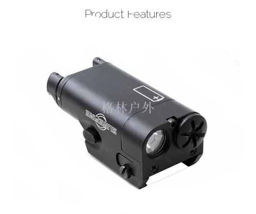 hot sale mini metal laser flashlight xc1 black light tactical lower hanging flashlight sight flashlight