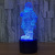 Cross-border special for creative 3D night light LED desk lamp USB lamp atmosphere gift 3D visual lamp