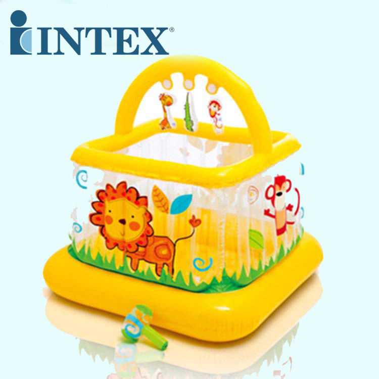 美国INTEX  48473 婴儿健身房 充气玩具游戏屋 海洋球池