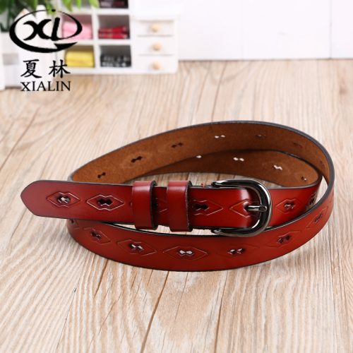 factory direct genuine leather antique scenery surface pin buckle casual belt various colors and styles