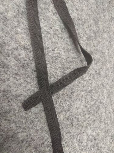 1cm Polyester Cotton Herringbone Strap Lanyard Clothing drawstring Decorative Rope Cloth Strip