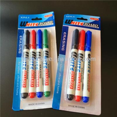 High - end foreign trade white board pen 3 4 suction card color mixing hook package spot.