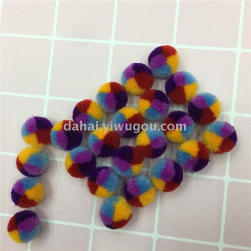 High-End Fur Ball Factory Direct Sales 1.5 CM5 Color Mixed Color Waxberry Ball Spot DIY Ornament Clothing Accessories