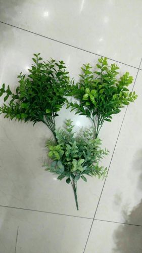 simulation green plant 5 fork eucalyptus leaf