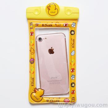 指纹解锁卡通手机防水袋苹果8plusiPhone7通用