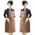Waterproof and oil-proof and thickened PU apron kitchen, leather apron, leather apron, leather apron.