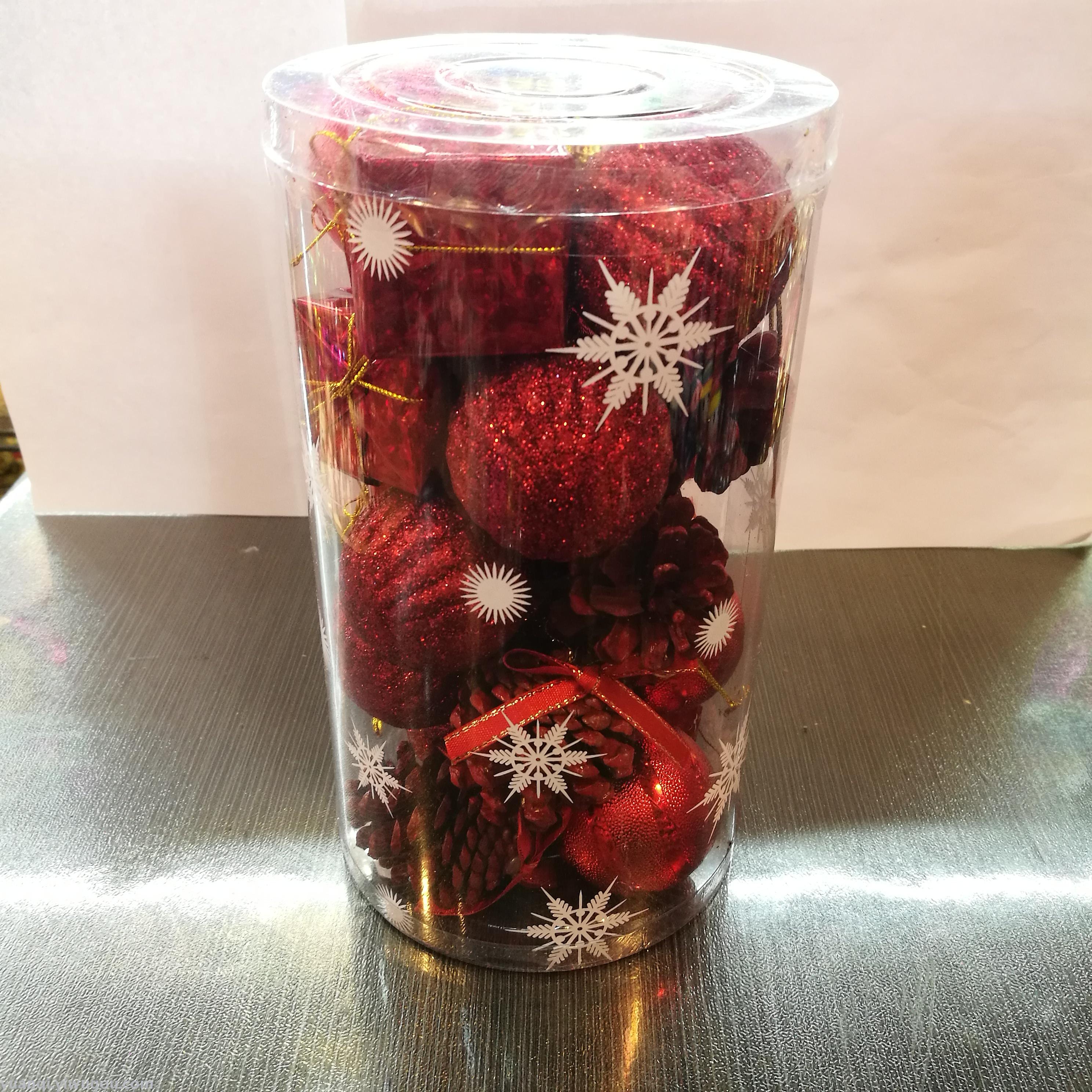 圣诞球套装 粉球  丝球 异行球