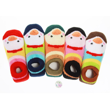 富贵FUGUI冬季儿童卡通小鸡小鸭睡眠鞋袜