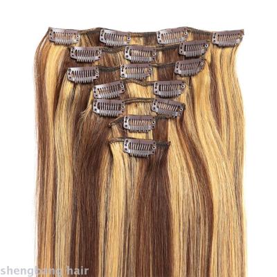 10“-32”  Clips in the 100% Human Hair Extension