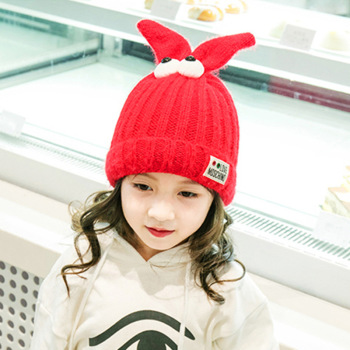 女宝宝帽子秋冬2-5岁小孩加绒保暖护耳公主韩